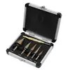 Kit de Brocas Escalonadas com Cabo Triângulo 4-12mm/4-20/4-32 Ranhura Reta Transfronteiriço 3/6/8 Brocas de Serra Conjunto de 6 Peças
