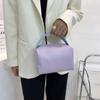 Bolso de Mujer Portátil Simple de Moda 2022 Nuevo Color Caramelo Indentación Portátil Bolso Cuadrado Pequeño Bolso de Hombro Cruzado Simple