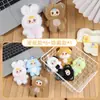 Três Pequenos Chaveiros de Pelúcia Charms de Bolsa Q-Cute Animais Pequenos Brinquedos de Caixa Surpresa Presente Criativo Atacado