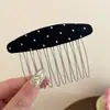Grampo de cabelo para franja feminino 2026 novo estilo grampo de cabelo high-end com fios soltos pente para cabelo da testa pente inserido grampo de cabelo acessório de cabelo para a parte de trás da cabeça