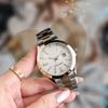 Reloj Elegante de Moda para Hombre con Calendario Nicho Luz Lujo Casual Banda de Acero Reloj de Cuarzo Reloj 007