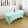 Conjunto de Mesa Elástico Transfronteiriço Conjunto para Bar de Coquetéis Toalha de Mesa Elástica Cobertura de Mesa para Reunião de Hotel Banquete Toalha de Mesa para Casamento ao Ar Livre