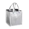Expertos Eligen Bolsas Aislantes Plateadas para Pasteles, Bolsas Especiales tipo Maletín para Restaurantes de Comida para Llevar, Bolsas Aislantes para Frío, Personalizadas