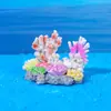 Pacote de Cenário de Peixes e Camarões Marinhos Miniatura para Aquário, Plantas Aquáticas, Corais Artificiais, Águas-Vivas Transfronteiriças, Construção de Micro Paisagem para Aquário