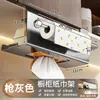 Suporte de Papel Toalha para Cozinha sem Prego Rack para Pendurar Debaixo do Armário Dispenser de Lenços para Armário de Parede Caixa de Armazenamento para Lenços Umedecidos Prateleira de Armazenamento de Filme Plástico Doméstico