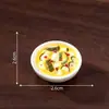 Mini Enfeites para Jantar de Véspera de Ano Novo Chinês para Micro Paisagem Simulação Criativa Peixe Azedo Comida Brinquedo Acessórios Decorativos DIY