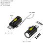 Adecuado para iluminación exterior, ciclismo, linterna portátil Tipo-c revolución linterna mini súper pequeña portátil