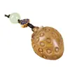 Cadena para Teléfono de Fruta de Fresa Colgante para Coche Adorno de Madera Maciza Llavero Personalidad Creativa Regalo Pequeño Sin Preocupaciones