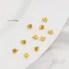 Cierre de Posicionamiento Versión Estrecha Chapado en Oro de 14K Color 18K Botón de Presión Conserva Color Pulsera DIY Collar Clip de Extremo Hebilla Delgada Accesorios