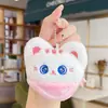 Lindo llavero de cordero de peluche, muñeco de peluche, colgante para bolso de pareja, juguete de máquina de peluches, accesorio de regalo