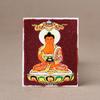 Thangka Cinabrio, Pintura del Quinto Maestro, Farmacéutico Zakiram, Vida Pasada y Vida Presente, Madre Verde Benmingfo, Puede Cambiar la Imagen, Thangka Marea Nacional