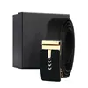 Hebilla Automática Cinturón de Cuero Genuino Personalización Empresa Corporativo Gama Alta Caja de Regalo Set Cinturón de Regalo Cinturón de Negocios para Hombres Hombres