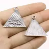 30x 32mm 3,8g acessórios de joias multicoloridos DIY Pingente pirâmide olho de Hórus popular europeu e americano