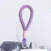 Lanyard de Pelúcia Pingente de Mochila Corda de Pulso para Copo d'Água Celular Chaveiro Mosquetão Acessórios de Joalheria