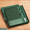 Caixa de Presente Conjunto de Cadernos para o Dia do Professor Livro de Registro de Conferências com Pen Drive Lembrança de Reunião Anual da Empresa Impressão de Logo