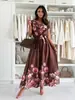 Enviado Amazon Aliexpress Nuevo Sencillo y de Moda Vestido de Cintura con Correa de Flor de Posicionamiento