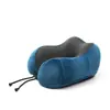 Almohada de Cuello para Avión Amazon Transfronteriza, Soporte Portátil para Cuello de Viaje para Viajes Largos en Coche, Almohada en Forma de U, Almohada en Forma de U de Espuma Viscoelástica