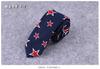 Corbata estrecha coreana de punto para hombre, versátil, con patrón roto, 5 cm, algodón y lino, discoteca, novio, personalidad, universitaria, moderna, corbata pequeña para hombre