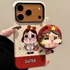 Linda Diadema Roja 3D Bebé Llorando Soporte Magnético Compatible con Teléfonos Magsafe, Fuerte Adsorción para Uso en Escritorio, Persona Perezosa D