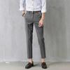 Calças Curtas Cropped Verão Fino Estilo Coreano Ajuste Slim Casual Moda Bonito Versátil Adolescente Simples Calças de Perna Reta