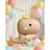 Globos de Cumpleaños Globos de Animales Globos de Papel de Aluminio de Dinosaurio Decoraciones para Fiestas Temáticas Montaje de Decoración de Cumpleaños Infantil