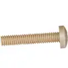 Máquina de Tornillos de Plástico Peek Resistente a Altas Temperaturas, Tornillos Peek de Alta Resistencia con Cabeza Redonda Cruzada M1.2-M8 Resistentes a la Corrosión 1