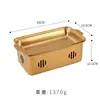 Estufa Rectangular de Acero Inoxidable para Conservación de Calor de Barbacoa Estufa Calefactora Estufa de Alcohol Estufa Parrilla Estufa para Brochetas Estufa de Barbacoa