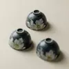 Taza de Té de Cerámica con Loto de Tinta Pintada a Mano Ino Kiyosong, Taza Corazón de Pollo Pastel Bajo Esmalte de Jingdezhen, Taza de Té Personal Estilo Chino