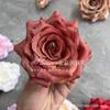 Cabeça de Flor Rosa Artificial Cabeça de Flor Rosa com Diamante Cabeça de Flor Artificial para Casamento Decoração de Casamento Estúdio Fotográfico Adereços de Parede