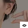 Pendientes de Aro Lisos con Pasador de Plata 925 para Mujer 2025 Nuevo Popular Diseño de Nicho Pendientes de Gama Alta Pendientes de Lujo Accesible