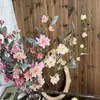 Camélia Artificial Camélia de Múltiplas Cabeças Casamento Exibição Doméstica Adereços para Fotografia de Casamento Fabricante de Exportação de Comércio Exterior Atacado