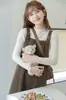 Nuevo Tejido de Punto de Cuello Alto para Mujer Otoño/Invierno, Nuevo Top Capa Interior, Camisa Base con Cuello Medio Ribeteado
