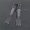 517 Jeans de Campana de Mármol Estilo Cleanfit Vibe Azul Hielo Nicho Aspecto de Alta Gama Que Te Hace Ver Más Alto y Delgado Pantalones Largos
