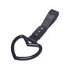 Cinturón Electrostático JDM en Forma de Corazón de Plástico para Coche Anillo Colgante Decorativo de Advertencia Anillo de Advertencia para Parachoques Trasero Anillo de Tirar a Mano para el Interior del Coche