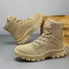 Botas Tácticas Nuevas, Botas Militares de Moda para Exteriores, Botas del Desierto de Caña Alta, Botas Militares de Combate para Entrenamiento, Botas de Senderismo Antideslizantes Resistentes al Desgaste