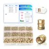 Tu Ba Injeção de Porca Hot Melt Porca de Cobre Inserções de Cobre Serrilhadas Conjunto de Inserções Pré-embutidas M2-M8