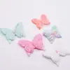 Borboleta de Tecido Acessórios Usinados Ultrassônicos Acessórios de Cabeça para Crianças Bolsas Sapatos Acessórios de Vestuário Enfeites DIY Borboleta Lantejoula