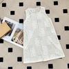 Vestido chaleco de corte literario 2024 Verano Nuevo Vestido chaleco para niñas Falda exterior transpirable y cómoda