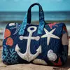 2026 Nueva Serie Náutica Retro Transfronteriza Bolsa de Viaje Acolchada Portátil para Distancias Cortas Bolsa Deportiva Multifuncional para Fitness