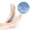 Calcetines Desechables para el Hogar Cubierta de Película para Pies Plástico para Prueba de Remojo de Pies Cubierta de Zapato Bolsa Transparente Impermeable Cubierta de Pie de Cañón Largo Universal para Patinaje