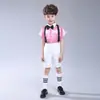 Pantalones de Tirantes para Niños Traje de Presentación Vestido de Anfitrión para Niño Traje de Coro Disfraz de Presentación para Niños