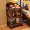 Mesa de Cabeceira para Quarto de Casa, Alternativa Móvel para Pequeno Rack de Armazenamento de Cabeceira, Luxo Leve, Mesa Lateral Criativa de Alta Qualidade, Mesinha de Centro