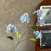 Flores Artificiais com 5 Cabeças de Flores de Begônia no Estilo Monet para Decoração de Casa e Casamento, Arte Floral, Paisagismo de Shopping Centers e Arranjo de Cenas com Flores Artificiais