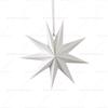 Decoración Colgante de Estrella de Nueve Puntas Fiesta Navideña Decoración de Estrella de Papel Tridimensional Boda Cumpleaños Arreglo Pantalla de Origami Decoración Colgante