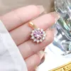 [Oro Real de Cobre] Exquisito Joker Moda Comercio Exterior Transfronterizo DIY Joyería Hecha a Mano Cobre Circonio Micro Colgante Accesorios