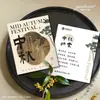 Empresa de Diseño de Tarjetas de Felicitación Clásicas de Gama Alta para el Festival de Medio Otoño Envía a los Clientes Caja de Regalo de Pasteles de Luna y Pasteles de Yema de Huevo Tarjeta Decorativa Tarjeta de Bendición