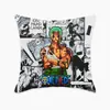 Serie One Piece Dibujos Animados Personajes Luffy Solon Funda de Almohada para el Hogar Animación Imitación Súper Suave Sofá Cómic-Con Almohada