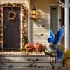 Decoraciones Acrílicas para Pájaros de Jardín al Aire Libre: Búhos, Urracas, Gaviotas, Pavos Reales, Loros, Decoraciones de Paisajismo para Jardín