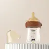 Amazon biberón imitación leche materna para recién nacidos anti-cólicos boca ancha vidrio de borosilicato alto biberón transfronterizo venta al por mayor