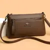 Bolso de Mujer de Comercio Exterior 2026 Nuevo Simple Textura de Lichi Calidad Bolso para Madre de Mediana Edad Gran Capacidad Versátil Bolso de Hombro Cruzado